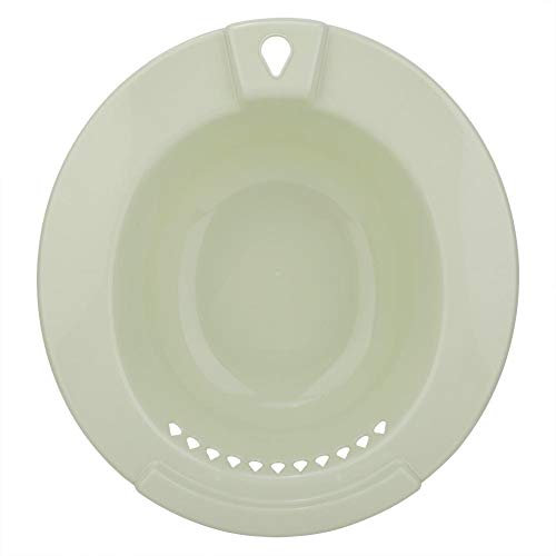 Sitz Bad Hüfte Badewanne Flusher Toilette Waschbecken für Schwangere Hämorrhoiden Patienten(Grün)