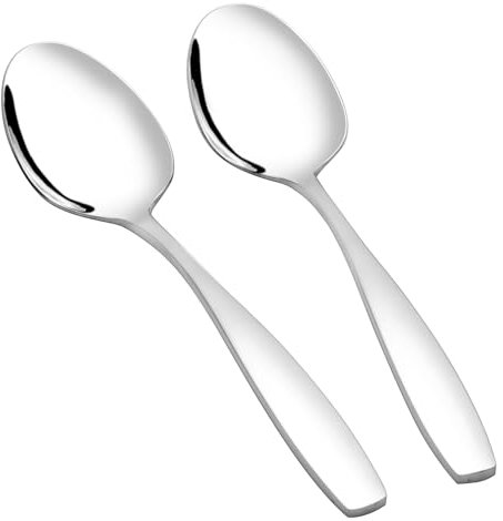 Xyskin 6-Piece Buffet Serving Spoon, Stainless Steel Large Table Spoons Set, T