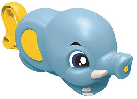 Lexibook, Juguete de Baño Elefante Chorro de Agua, ITB010 | Juguete de baño, función chorro de agua, azul/amarillo