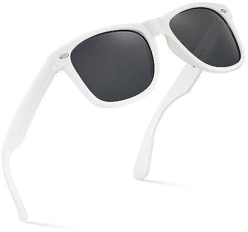Retro Rewind Polarized Sunglasses for Men and Women - UV Protection Classic Mens Womens Sun Glasses - Cool Vintage 80s Shades