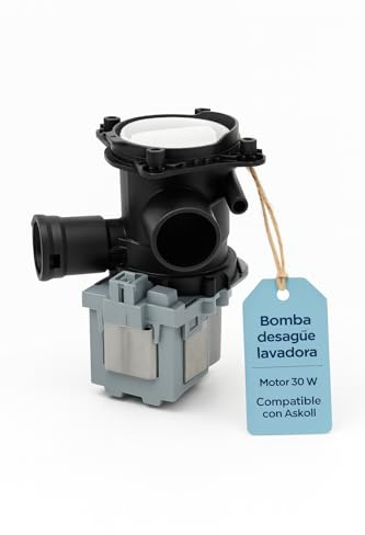 RECAMBIOS DREYMA Bomba Desagüe Lavadora Universal COPRECI EBS 026/0112 30W 220-240v 50Hz Compatible con Askoll Balay Bosch Siemens CO 144511 144971 145338 144617 145777