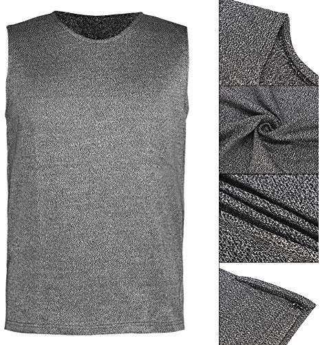 Gilet de Protection de Niveau 5, Gilet de Protection contre les Coups de Couteau Ronds, Gilet de Cou Résistant à la Coupe, Gilet de sécurité (M)