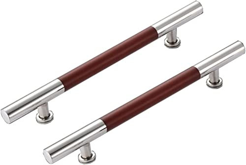 TONZN Back-to-Back-Modell-Zuggriff, beidseitiger runder Edelstahl-Haustürgriff für Innen- und Außentür (Farbe: Rot, Größe: 60 x 40 cm) (Rot 80 x 50 cm)