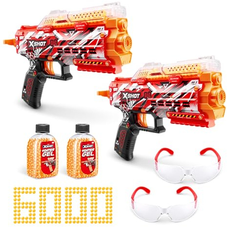 XSHOT Hyper Gel Stinger Blaster 2 Pack (6,000 Hyper Gel Pellets), Ages 14 & Up by ZURU