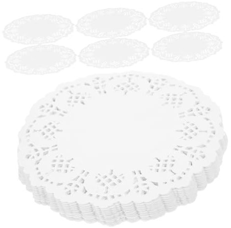 ABOOFAN 140 Stück Keksölpapier Dessert Weißes Backpapier