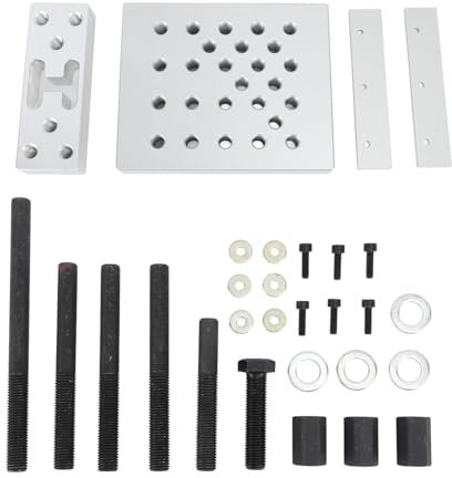 KLLJRFW Kit di Attrezzi per Piastra di Supporto per Trapano Universale da 30 TON Boccola Cuscinetto del Mozzo della Ruota per Auto Riparazione Rimozione Strumento Piastra di