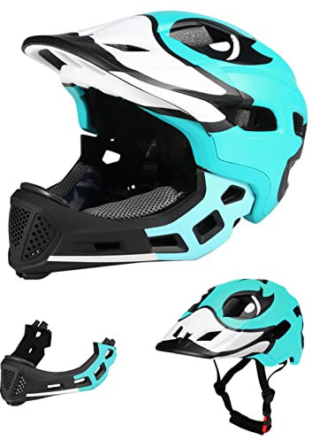 ERYUE Cycle helmet Kids Detachable Full Face Helmet Children Sports Safety Helmet for Cycle Skateboarding Roller Skating