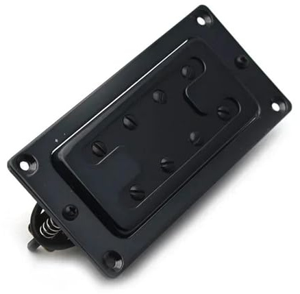 e gitarren tonabnehmer set Mini-Style E-Bass Humbucker Tonabnehmer 8 Löcher schwarz