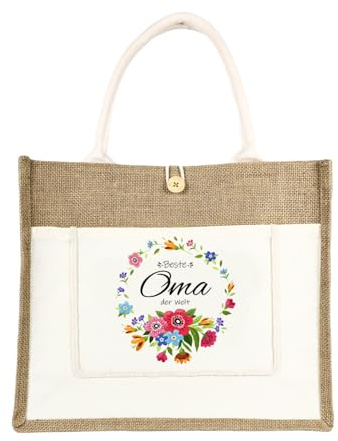 Anicy Jutebeutel Personalisiert Jutebeutel zum Bemalen, Jutetasche shopper Tote Bag Jutetaschen Geschenke