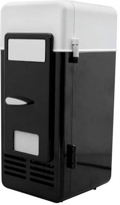Generico Frigo Personale - Mini Coolier Usb, Frigorifero per Bevande Portatile | Attrezzatura Di Stoccaggio Delle Bevande Di Apparecchio Compatto, Cassetta Di Riscaldamento Del Raffreddamento Con
