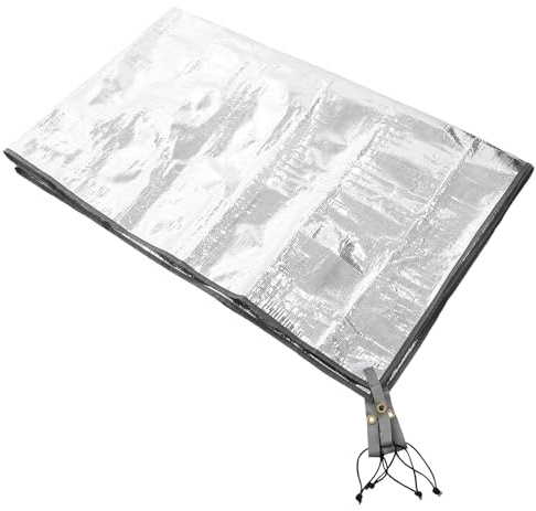 PRETYZOOM Manta de Picnic Aislante Térmica de Aluminio PE Colchoneta de Camping Acolchada 125X200 CM Esterilla Portátil para Tienda de Campaña y Playa al Aire Libre
