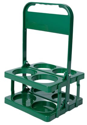 Btgghytr Porte-bière pliable efficace pour 4 bouteilles - Construction robuste - Pour activités en plein air - Organisateur de boissons pliable multifonction