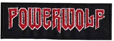 LipaLipaNa Powerwolf - Power-Metal-Band Group Aufnäher Besticktes Patch zum Aufbügeln Applique Souvenir Zubehör