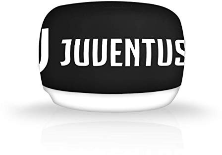 Mini Speaker Bluetooth Ufficiale Juventus Bianco/Nero
