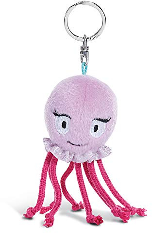 NICI Schlüsselanhänger Oktopus Oktina 10 cm – Plüschtier Oktopus Kuscheltieranhänger mit Schlüsselring für Schlüsselband, Schlüsselbund, Schlüsselhalter & Schlüsselkette – Esel Taschenanhänger – 45352