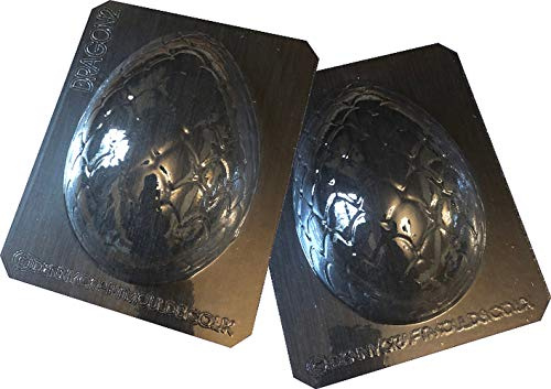 Dragon Scales Nr2 Set of 2 Extra Large Easter Egg Moulds