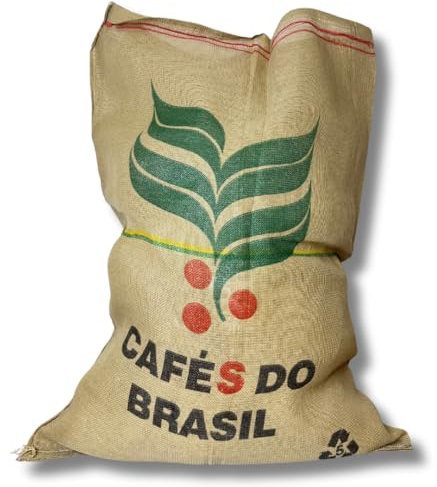 acquaverde | 1 Sacco in Juta Grandi 70x100 cm con Stampa, Iuta Rigenerata 100% Naturale ed Ecologico - Sacchi Ideali per Raccolta Cereali, Caffe, Giardinaggio e Fai da Te