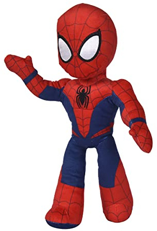 Simba 6315875791 - Disney Marvel Spiderman Poseable 25cm Plüschfigur, für Kinder ab den ersten Lebensmonaten geeignet