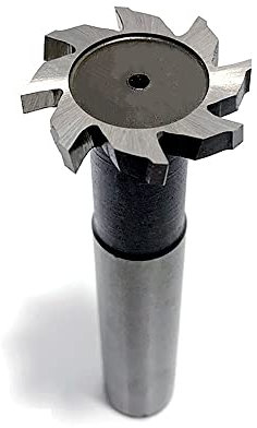 ALLZZY T-Nut-Fräser for Metall HSS Woodruff Key Seat Router Bit Dicke 1–12 mm Durchmesser 8–50 mm (Color : 1.5 mm, Size : 16D 10d 65L)