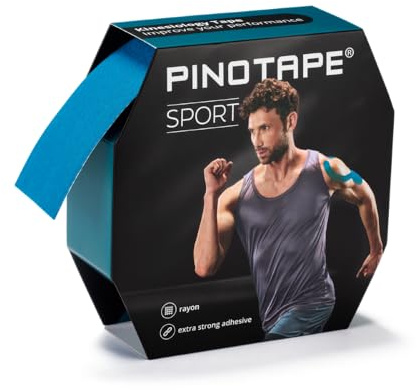 Pinotape Kinesiologie Tape Pro, 31 m x 5 cm, Wasserfest, Petrol