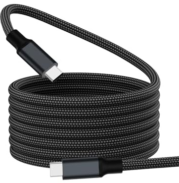 Magtame USB 4 Kabel, 100 W, 2 m, magnetisches USB-C-Kabel für Thunderbolt 4 Gerät, unterstützt 8K @ 60 Hz, 4K @ 144 Hz, 20 Gpbs Datenübertragung, USB C auf USB C Kabel für phone 15Pro/15ProMax