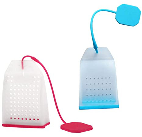 Garneck 6 Stk Silikon tee leck Teediffusoren für losen Tee Teeversorgung Tee-Ei Tee-Filter für Teetasse Tee-Filter für Teesieb lose Teehalter Teefilter Haushalt Tee stehen Schulranzen Büro