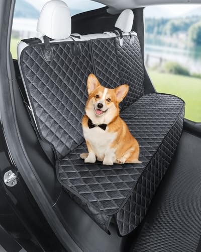 EVMODS Hundedecke Auto Rückbank, Autodecke Haltbare Autoschondecke Hund Rücksitz, Kratzfest & Wasserdicht für Kinder und Haustiere Passend für PKWs SUVs