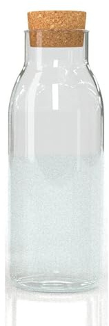 Livabl Carafe 1Pack (1.2Litre) Water Carafe with Lid, Multipurpose Glass Bottle for Fridge