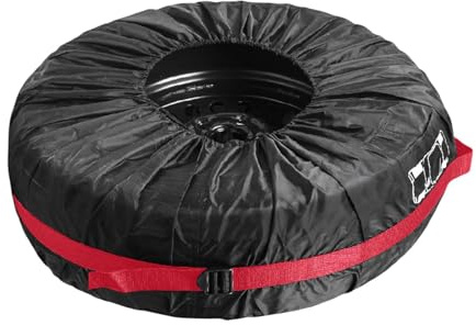Funda de neumático estacional - Protección solar para rueda de neumáticos - Funda impermeable al polvo, bolsa de almacenamiento ajustable para rueda de invierno para camión, remolque, coche