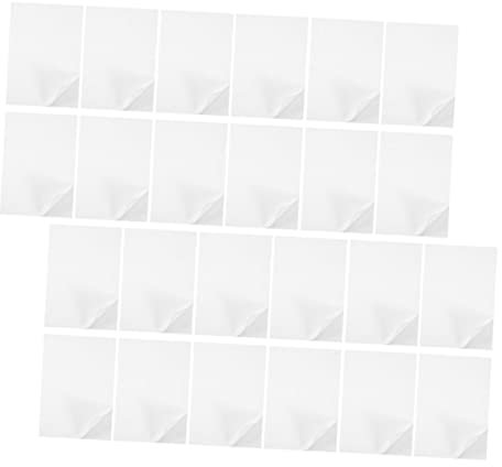 OFFSCH 100blätter Selbstklebendes Beschriftungs Und Druckpapier Hochwertige Blanko Etiketten Für Tintenstrahldrucker Für Bastelprojekte Und Organisation