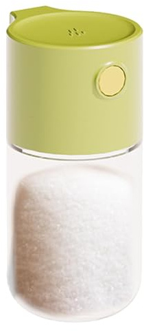 Salero de vidrio | Dispensador de sal de vidrio - Coctelera de condimentos de vidrio transparente para cocina, campamento, cocina al aire libre, barbacoa