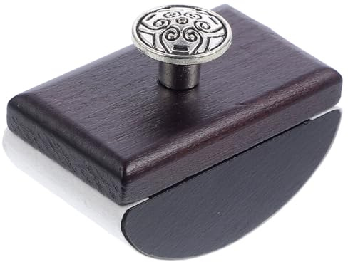 STOBOK Rocker-Tintenabsorber Tintenlöschwippe Tintenlöscher -Pads einziehbar Gel schreibutensilien kaligraphiestift Tinte schnell trocknender Stempel Wood Rocker Blotter hölzern Black