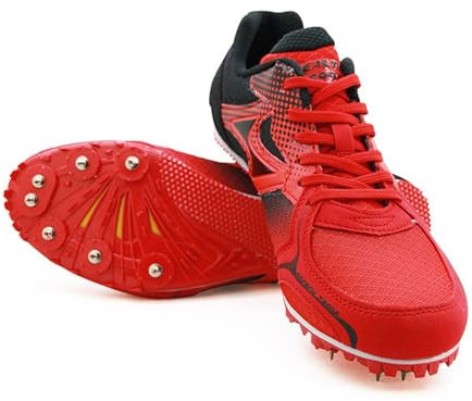 Zapatillas de Atletismo para Hombre con Clavos para Sprint - Zapatillas Deportivas para Atletismo, Carreras, Saltos, Transpirables, Ligeras, para Entrenamiento