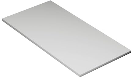 KESSLER PRO Tischplatte, Spanplatte, 25mm, verstärkte Kante Grau 120x60 cm