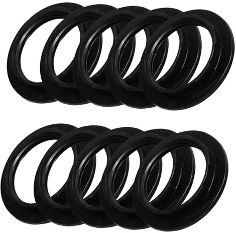NUOBESTY Light Socket Shade Rings Lamp Shade Holder Fitting Threaded Socket Ring Lamp Parts Replacement for Wall Sconces