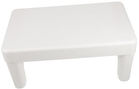 ARTSEWPLY Toilettenhocker Tritthocker aus Pp Langlebig Ergonomisch für Badezimmer Fußstütze Rutschfest Hohe Tragfähigkeit für Erwachsene