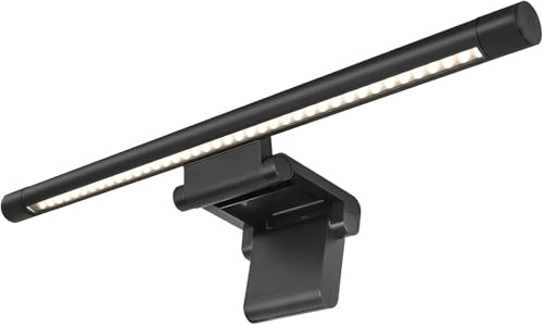 PROSmart Monitor Light Bar, Computer Monitor Lamp, 250LM No Glare Eye-Care LED Screen Bar, Fit for Curved/Flat Monitor, USB Reading Screenbar for Home/Office/Work/Game