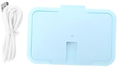 HONMEET Scaldasalviette Design a Basso Consumo Energetico Portatile per Ragazzo Ragazza in Abs Riscaldatore di Salviette Umidificate per Uso Domestico e Auto