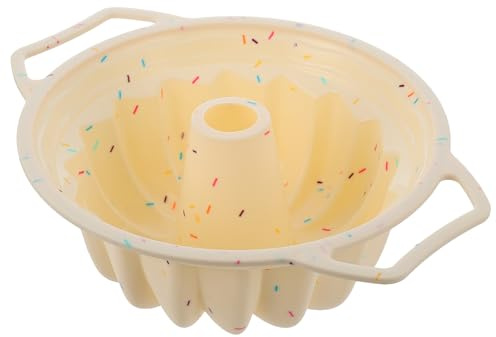 Gadpiparty Stampo Silicone Rotondo per Torte con Telaio Metallico Resistente Alte e Basse Temperature per Forno e Frigorifero Utensile da Cucina per Dessert Feste e Uso Quotidiano