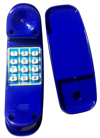 JISADER Children's Swing Set with Toy Phone And Climbing Frame, Blue