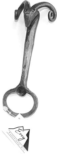 Rams Head Hand Forged Iron Beer Bottle Opener - Handmade by Evvy Functional Art