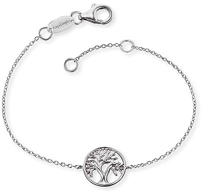 Engelsrufer Damen Armband mit Lebensbaum Anhänger aus Sterling Silber, Karabinerverschluss