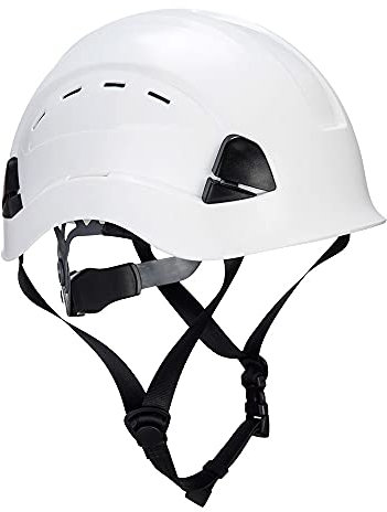 Portwest Height Endurance Mountaineer Helmet, Color: White, Size:, PS73WHR