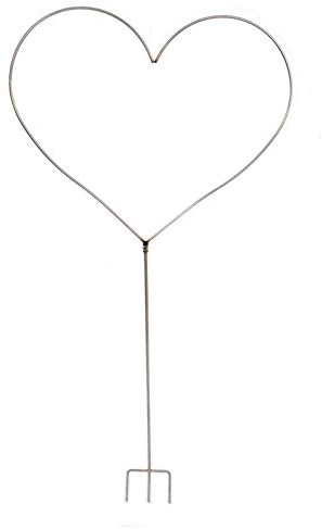 Metall Herz Stahl Durchmesser 80 cm Hochzeit silberne goldene hölzerne Hochzeit Geburtstag