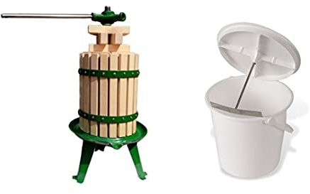 Vigo Presses 6 Litre Cider Press and Pulpmaster Apple Scratter Combo - Complete Juicing and Cider Making Setup