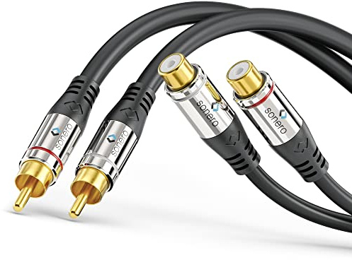 Sonero 2x cinch estereo extension 0.5m