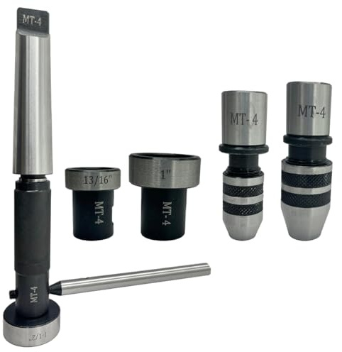 tapping, reaming and threading die holder set for lathe tailstock (MT4)