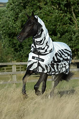 Bucas Buzz-Off Rain Zebra & Neck