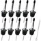 Verseurs de Bouteilles,10 pcs Verseurs Vitesse en Acier Inoxydable Bec Verseur Doseur Alcool Doseur Cocktail, pour huiles de liqueur, de vinaigre, de sirop ou d'olive