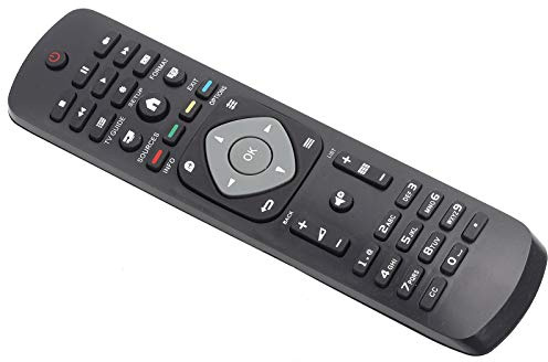 Télécommande Universelle pour pour Télécommande Rc43J 44N T1 03 Télécommande Universelle en Plastique Noir Remplacement pour LCD LED TV